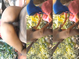 Desi Vlg Cpl Blowjob and OutDoor Fucking