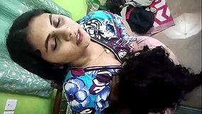 Vaishnavy sexy nighty ass kissing and ass grab by Sharun Raj, Mallu hot couple ass lick, kiss and ass grab with face on ass