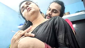 Lekshmi my servant, Ice cream lick from navel boobs and pussy, Ice cream blow job, Mallu servant hot sex with boss, Servant sex