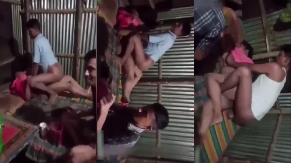 2 jawan ladko nai mil choda gaanv ki aunty ko village threesome sex