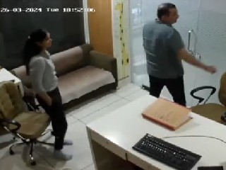 Secretary Fucked by Manager in Office CCTV Cam Recorded