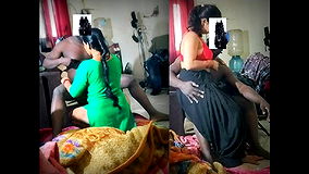 Indian Aunty knows how to fuck big black bbc so good, full video