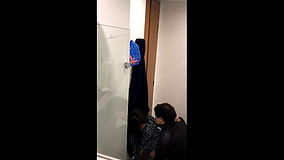 Horny Lovers Fucking In Washroom Secretly Captured