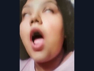 Horny chubby girl