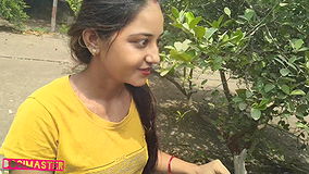 Village girl enjoys sex in farm