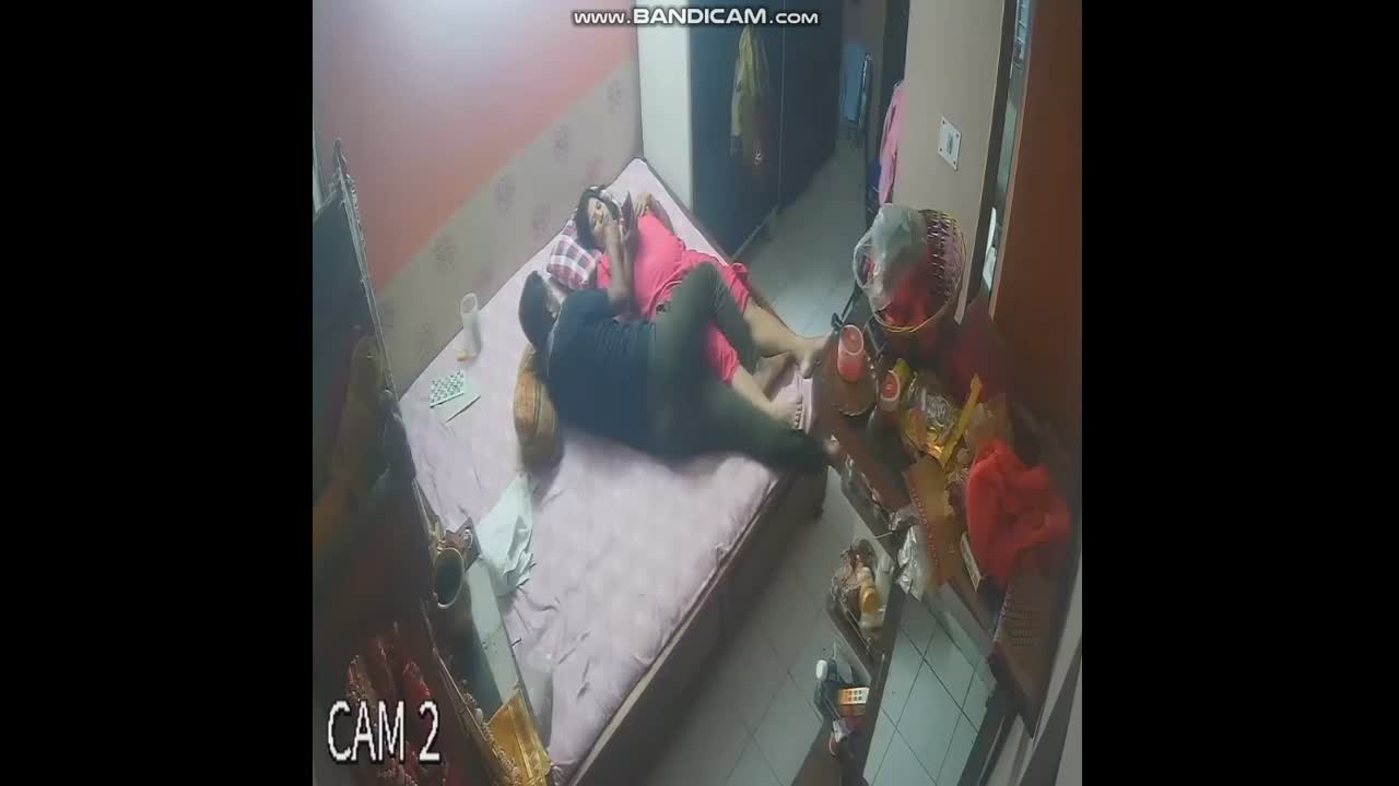 Horny Married Couples Midnight Fucking Captured By CCTV 6 Videos
