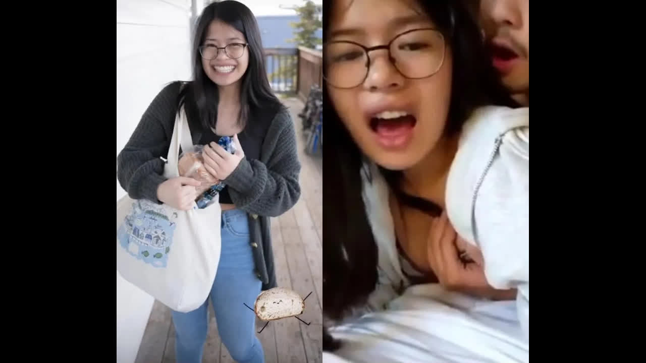Innocent Looking Young Teen Girl Likes to Get Fucked from Behind