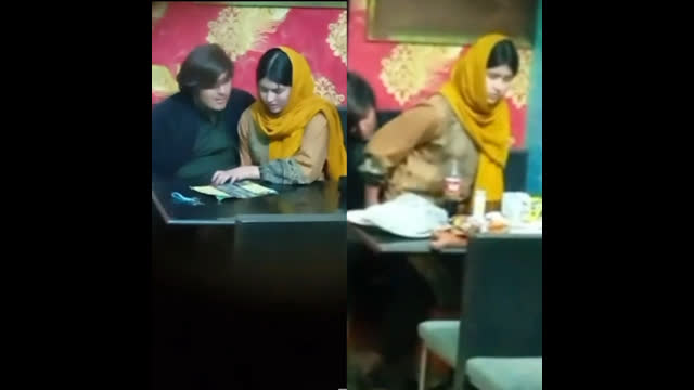 Horny Desi Lover Caught Giving Blowjob Fucking In Restaurant