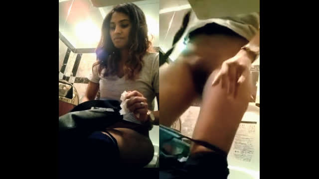 BEAUTIFUL DESI TEEN GIRL USING OFFICE RESTR00M FIXED SPYCAM CAPTURED JUICY PUSSY & S