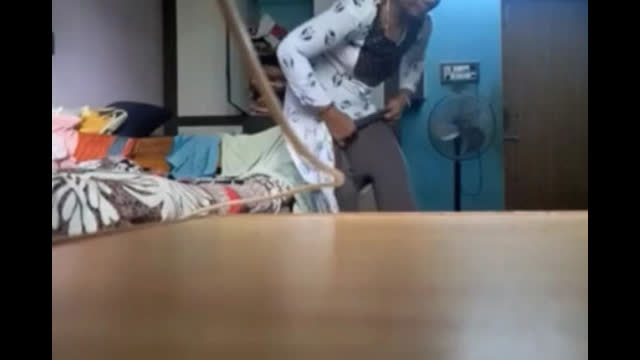 Mom Wearing Leggins Hairy Pussy Visible Secretly Filmed By ISpy Cam By Son 2 video