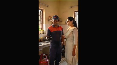 Ai gas delivery boy fuck hot aunty in kitchen room